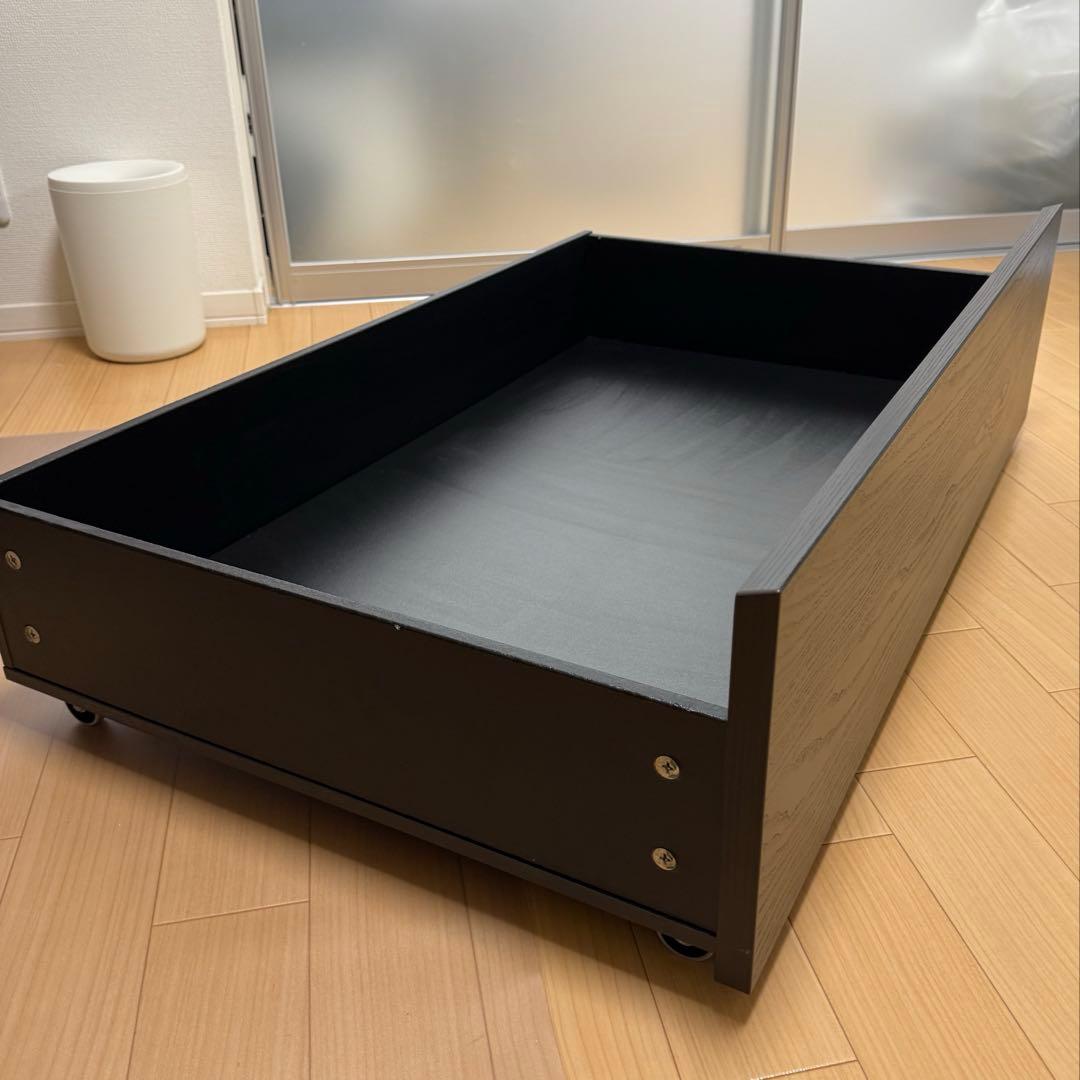 【川崎市引き取り限定】IKEA ダブルベッドフレーム ブラック