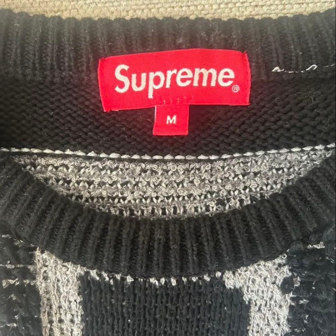 Supreme 21AW Chenille Logo Sweater セーター