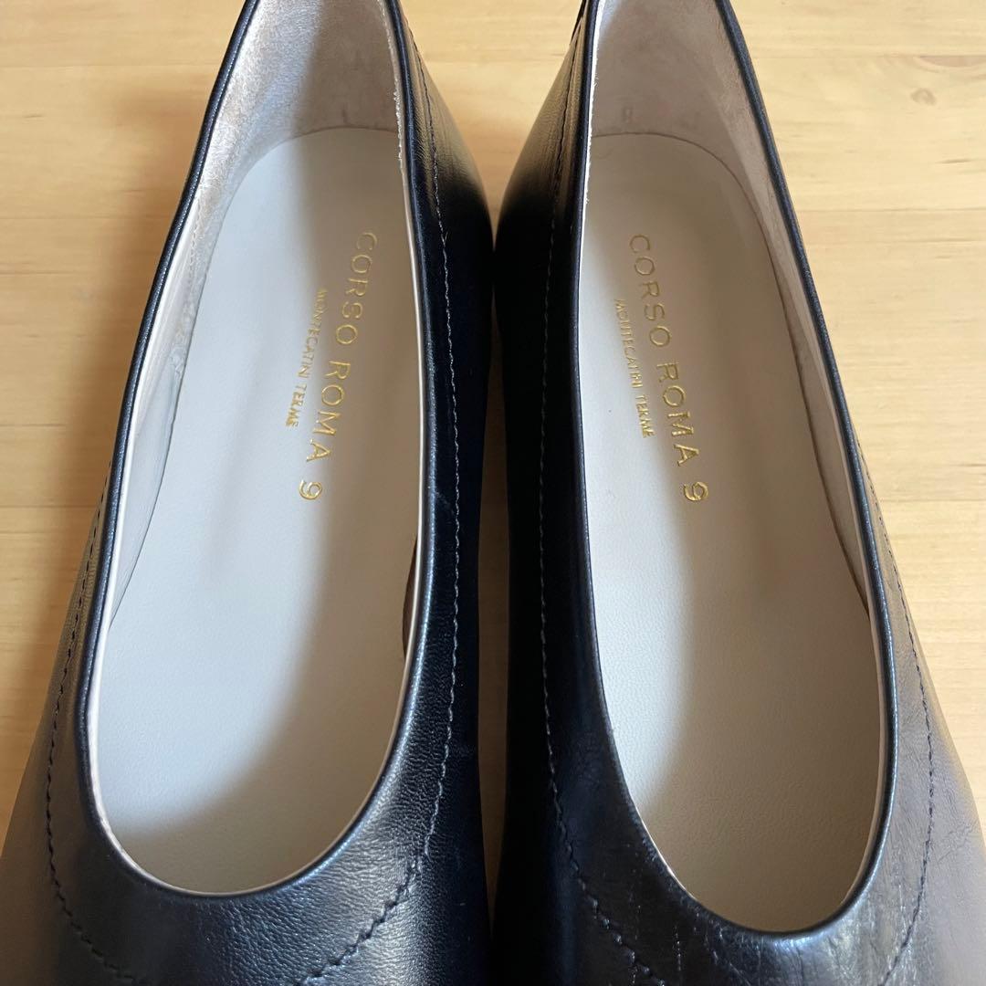 ✨新品未使用品✨定価2.4万　CORSO ROMA9 フラットパンプス　23.5