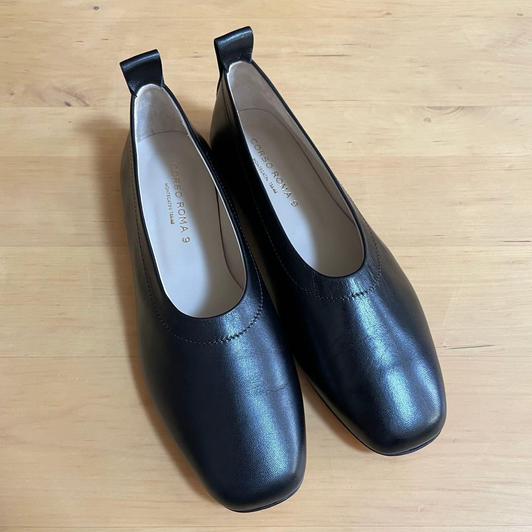 ✨新品未使用品✨定価2.4万　CORSO ROMA9 フラットパンプス　23.5