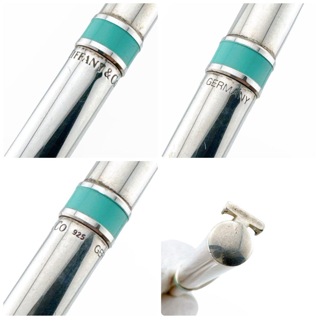 美品Tiffany&Co.ティファニー ブルー ボールペン Tクリップ 925