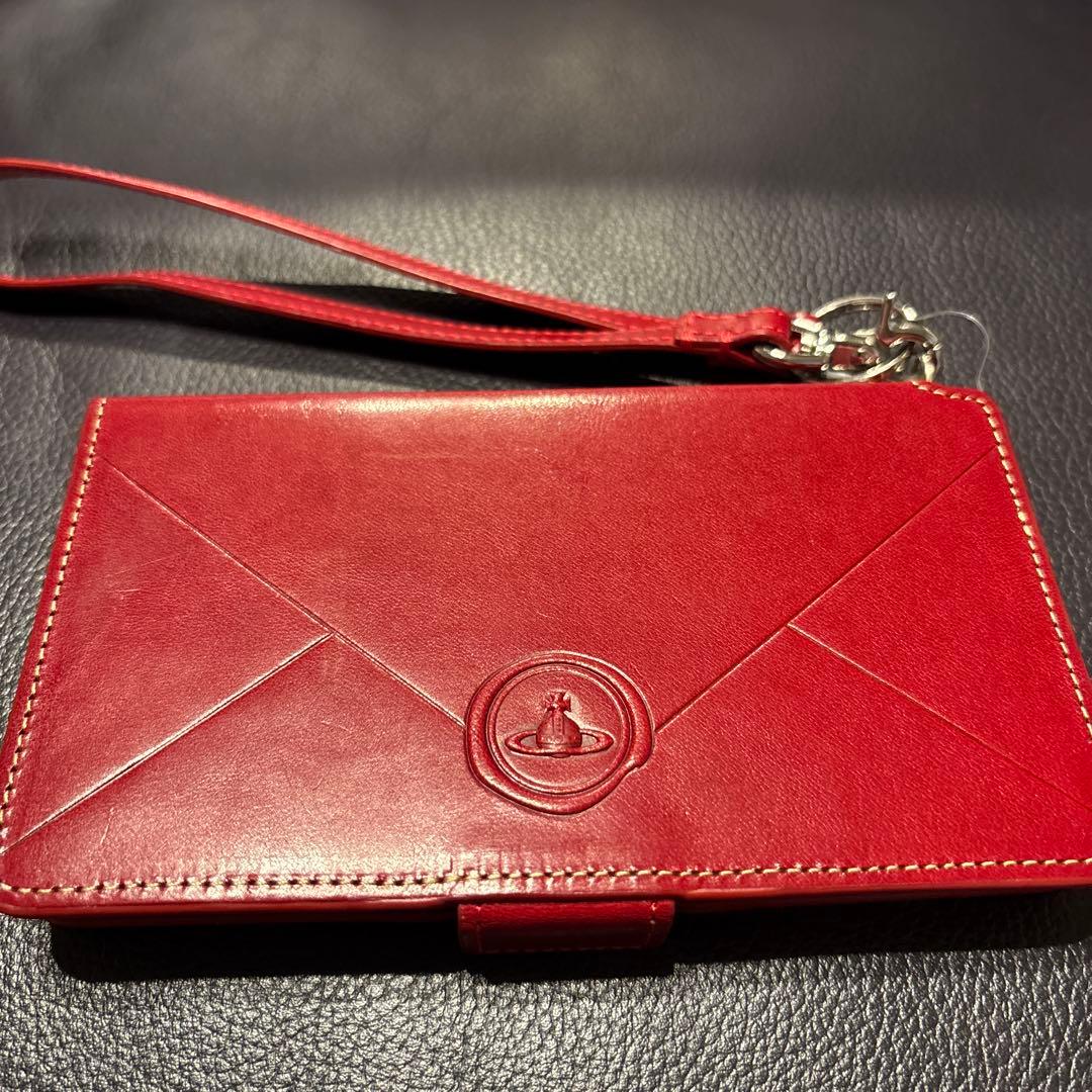 ヴィヴィアンウエストウッド　牛革　エンベロープ　スマホケース