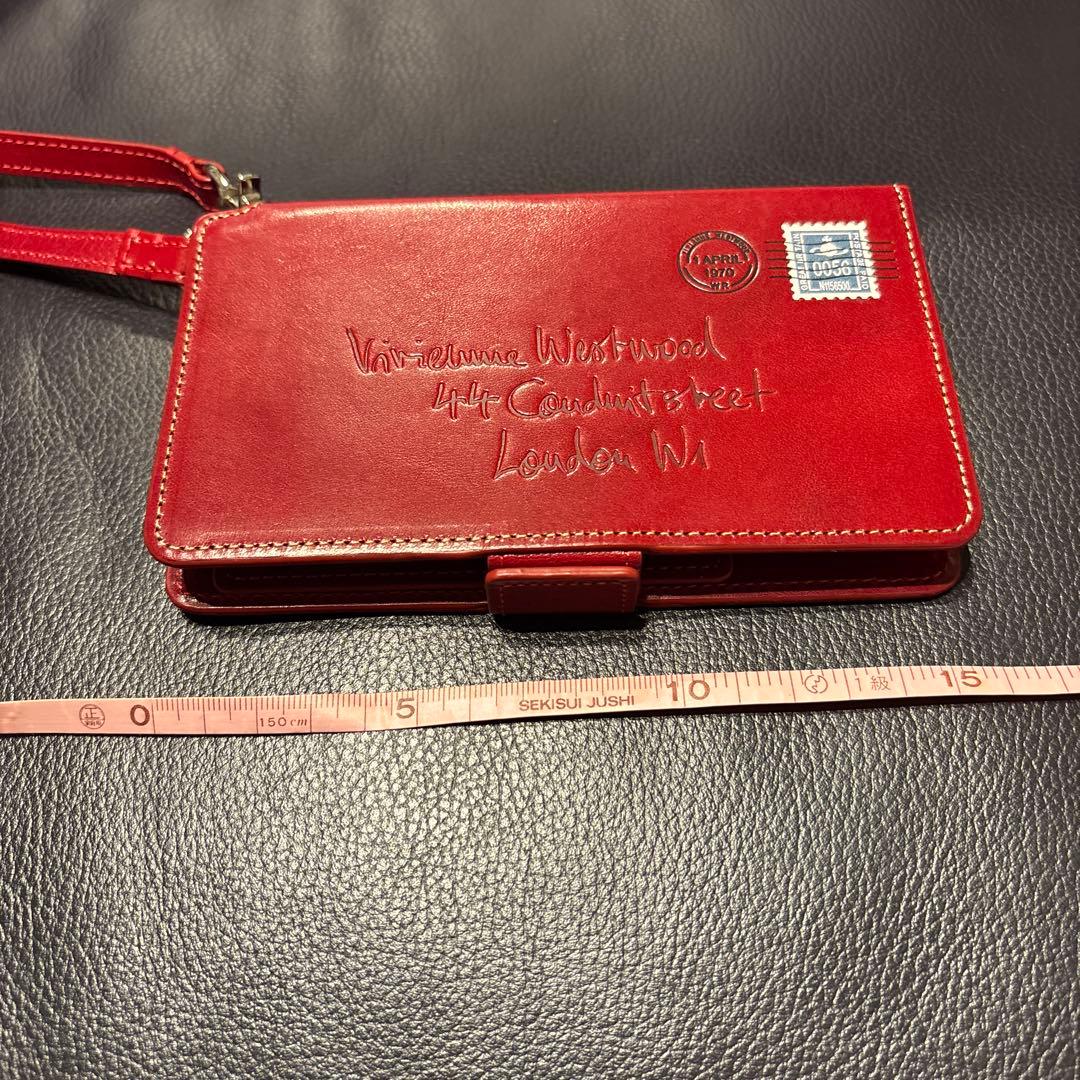 ヴィヴィアンウエストウッド　牛革　エンベロープ　スマホケース