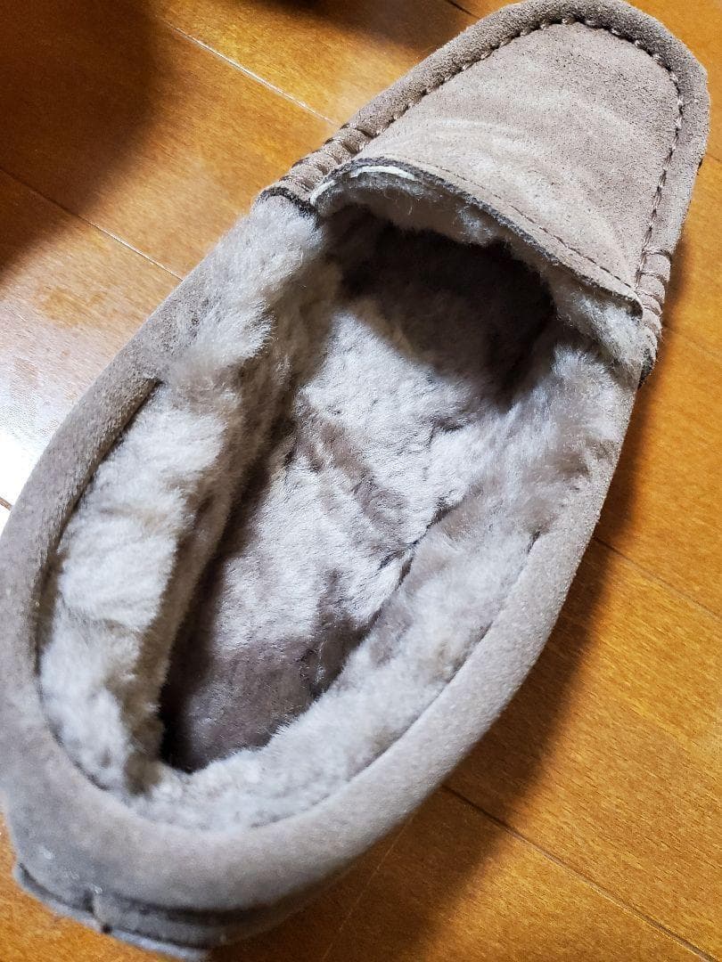 新品 未使用　emu Australia/エミュ　ブラウン　モカシンシューズ