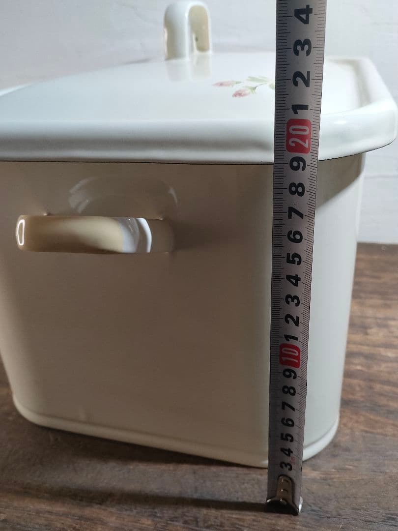 イマン イザベラ ブレッドケース 角ストッカー ホーロー保存容器 未使用