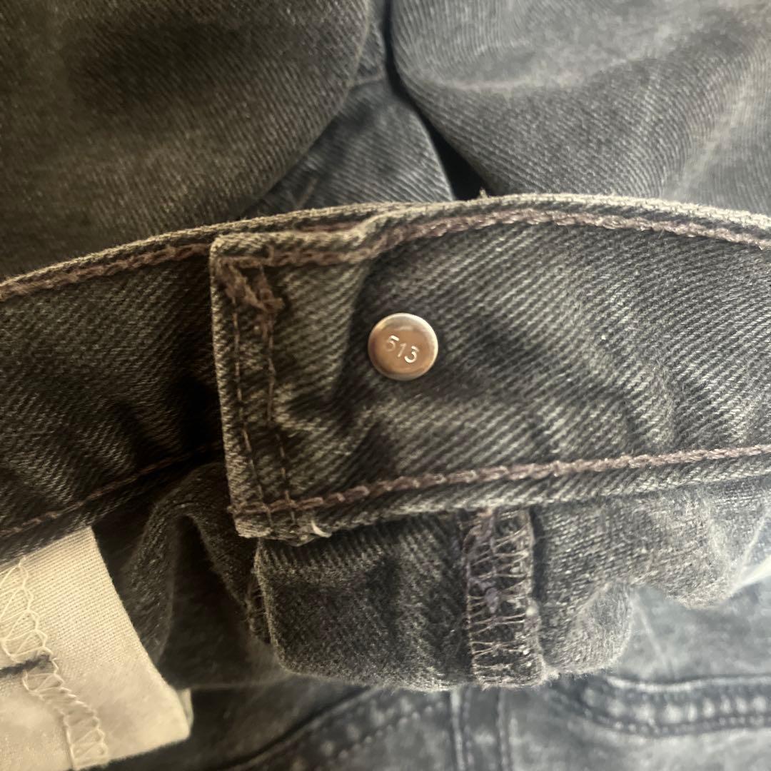 リーバイス USA製 505 サルファ ブラック 後染め W36 L30 ワイド