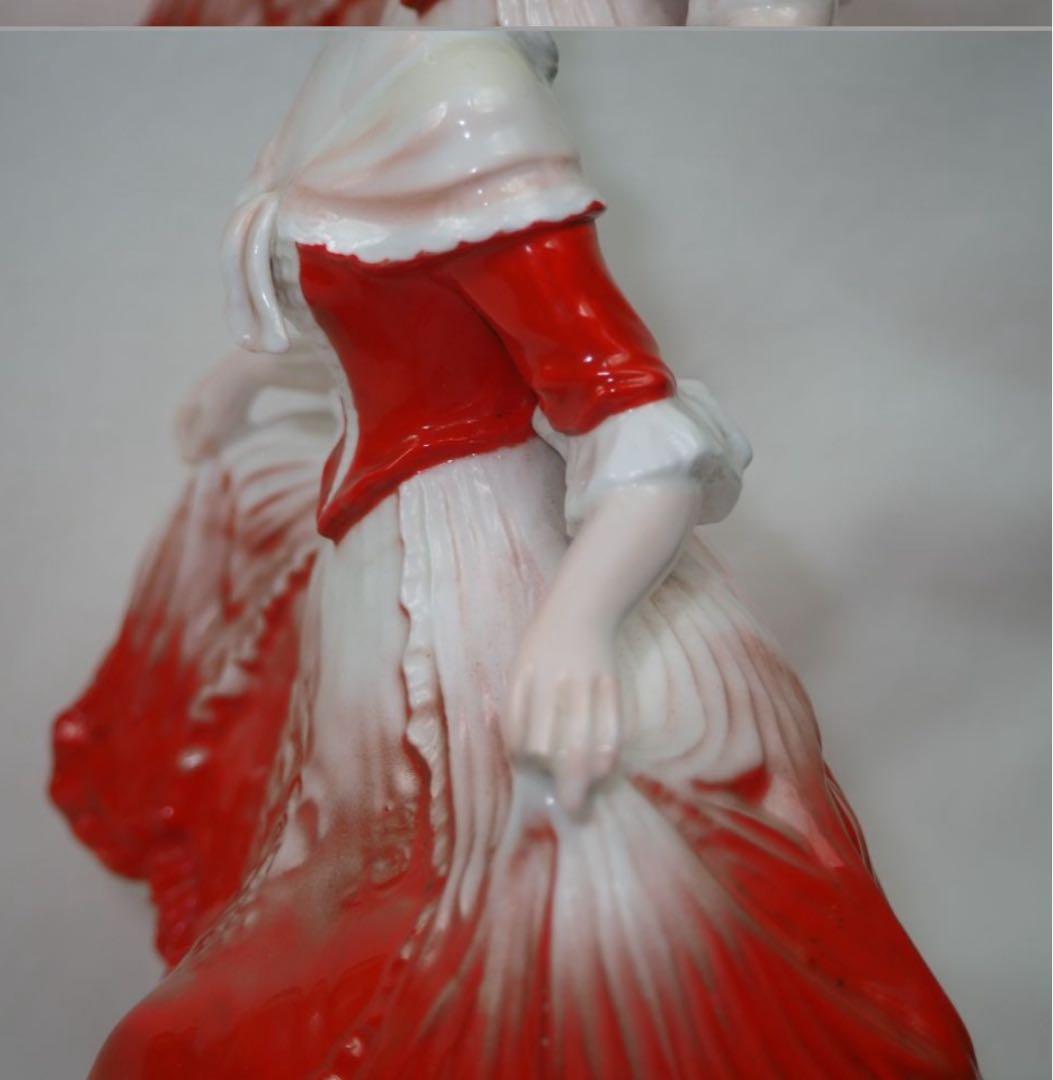 晴天送料無料時代物 1935年『オールドノリタケ』製貴婦人人形 フィギュア