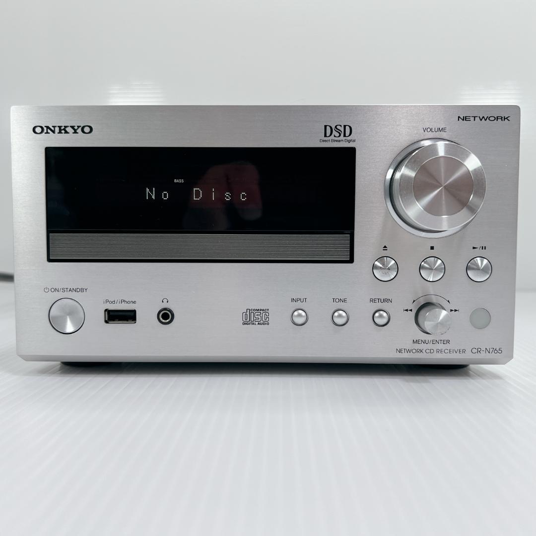 【良品✨】ONKYO ネットワークCDレシーバー シルバー CR-N765(S)