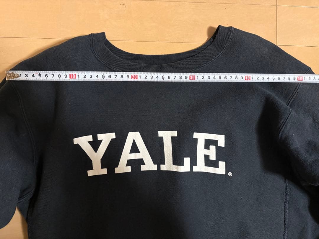 チャンピオン YALE トレーナー XL リバースウェーブ　ネイビー