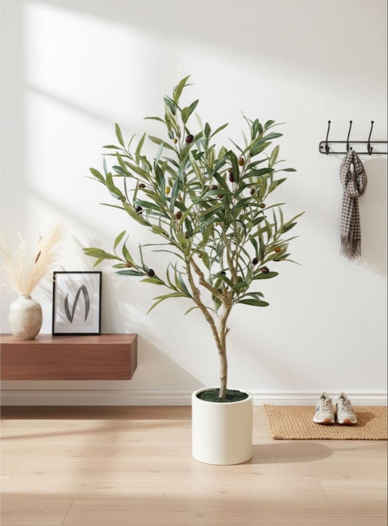 【超リアルなオリーブの木】実つきフェイクグリーンで叶える憧れのオリーブライフ