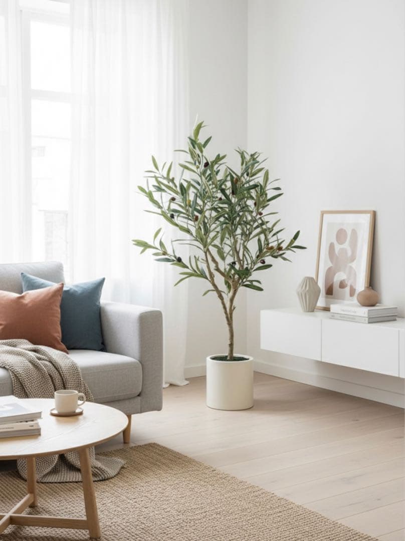 【超リアルなオリーブの木】実つきフェイクグリーンで叶える憧れのオリーブライフ