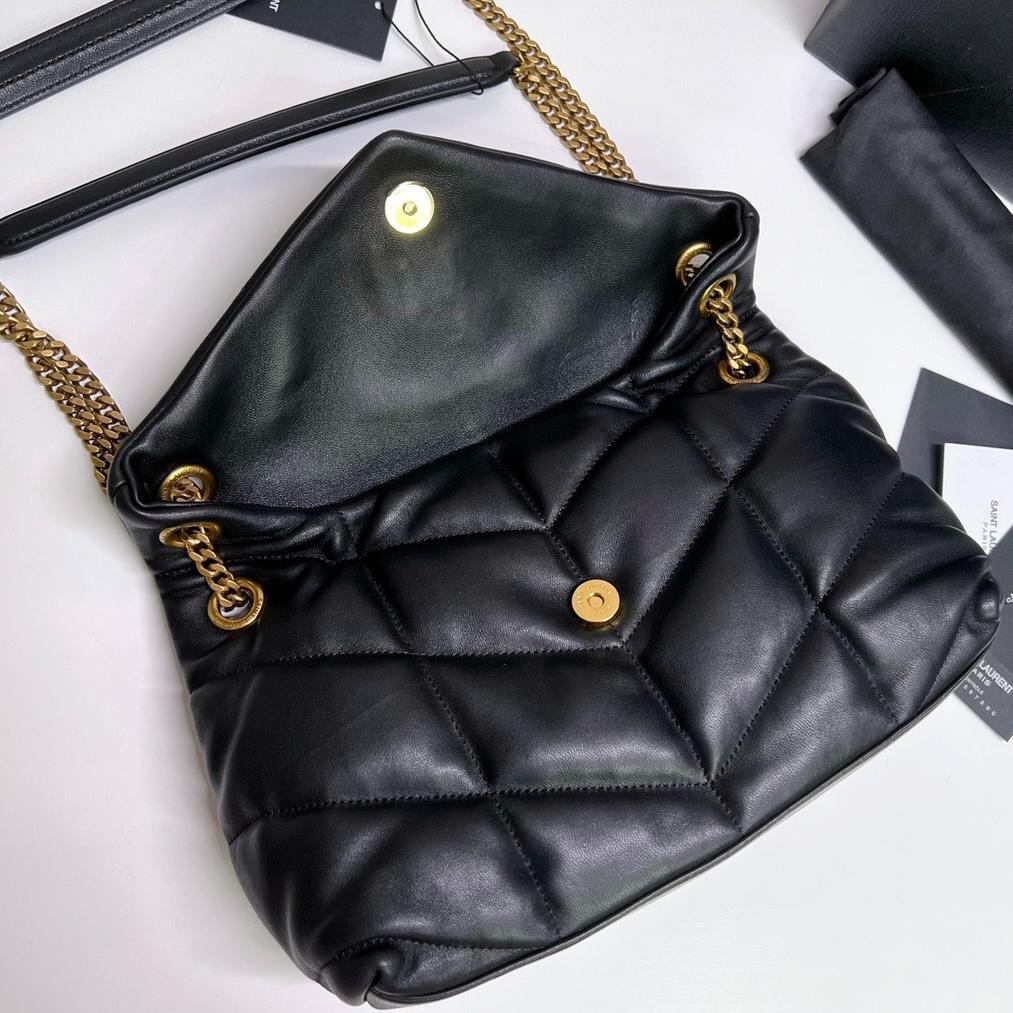 極美品！YSLブラック2WAYショルダーバッグレザー