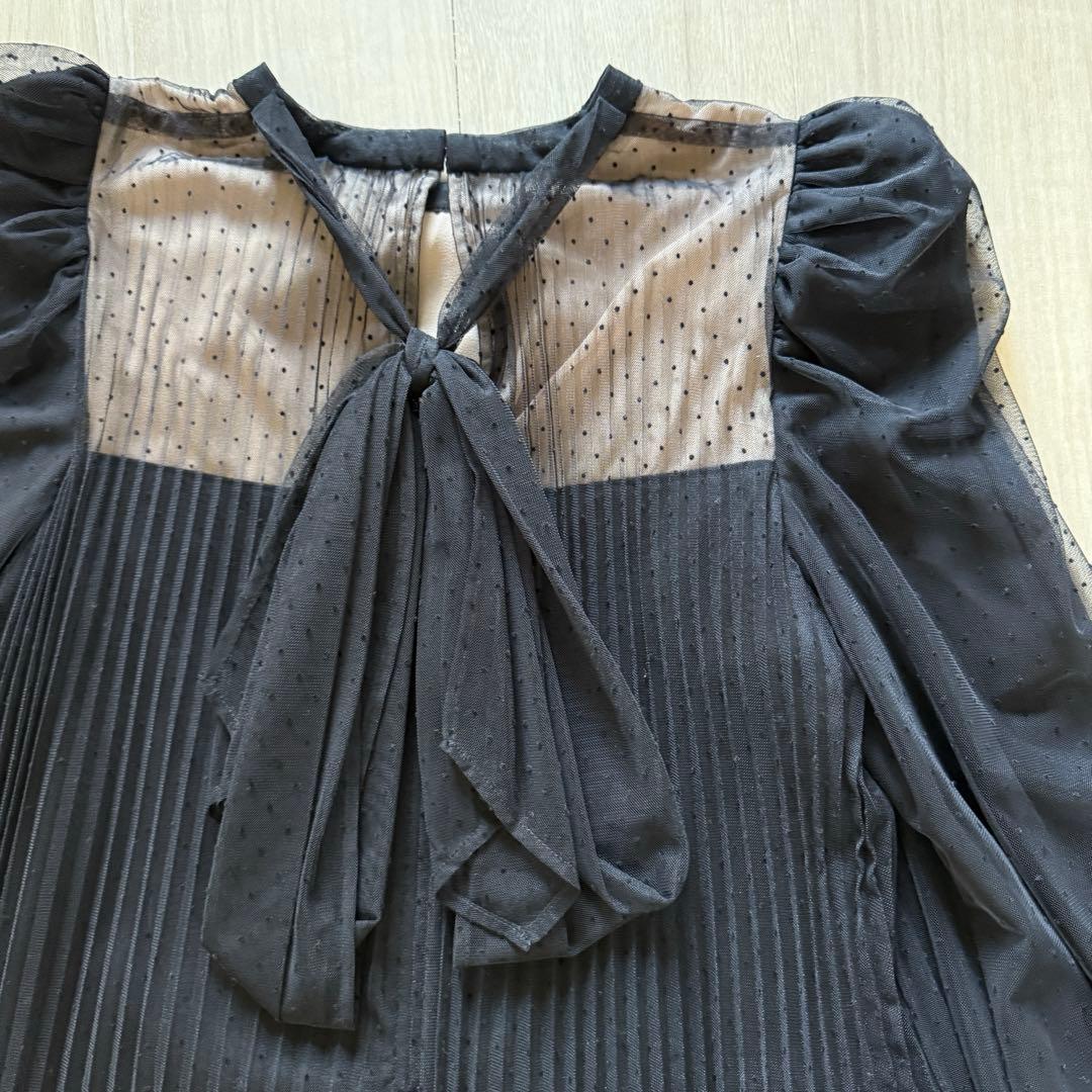 Herlipto French Pleated Lace Dress ワンピース