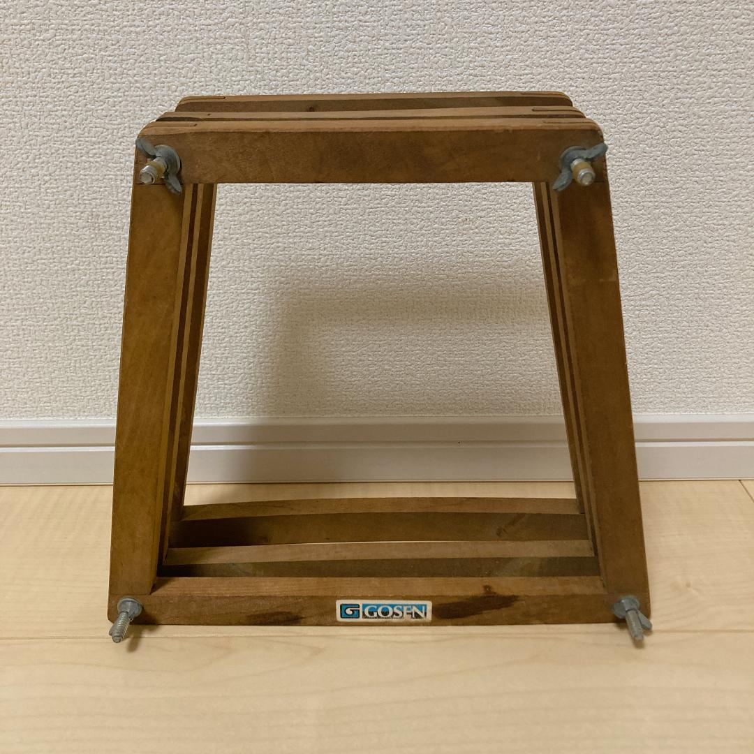 Futabaya 木製テニスラケット 2本＋木製プレス ヴィンテージ グリップ4