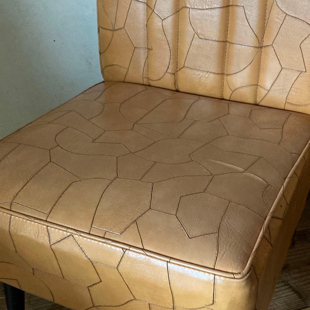 2点セット ヴィンテージ レトロ ソファ 喫茶 カフェ ミッドセンチュリー