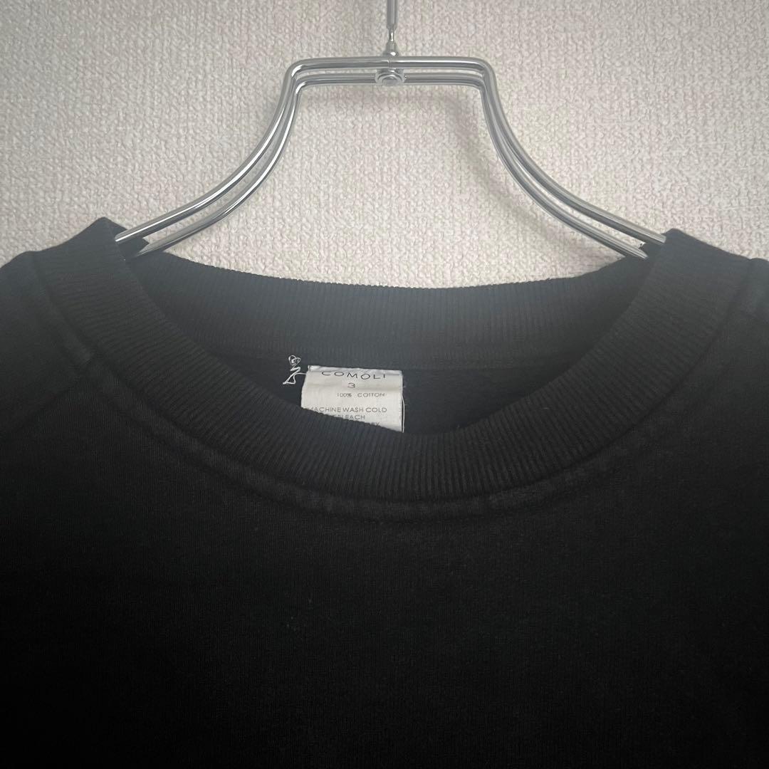 COMOLI コットン裏毛クルーネック Z01-05002 24SS