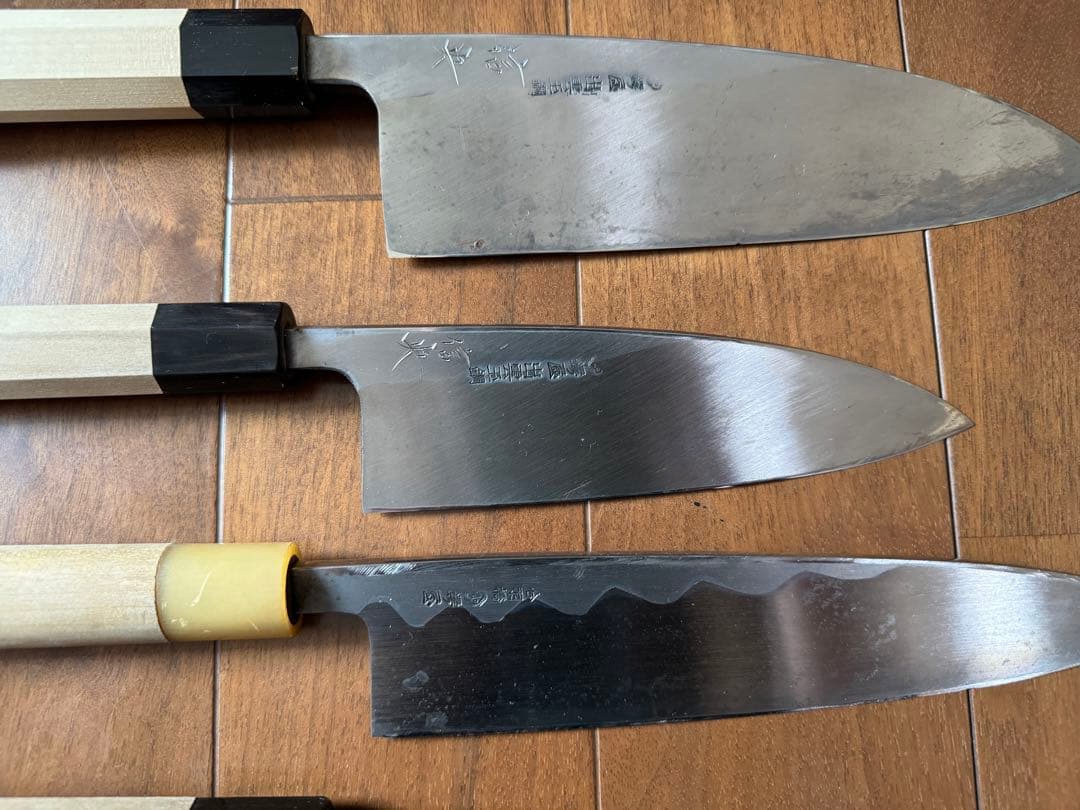 左利き用包丁セット 13本収納 ケース付き