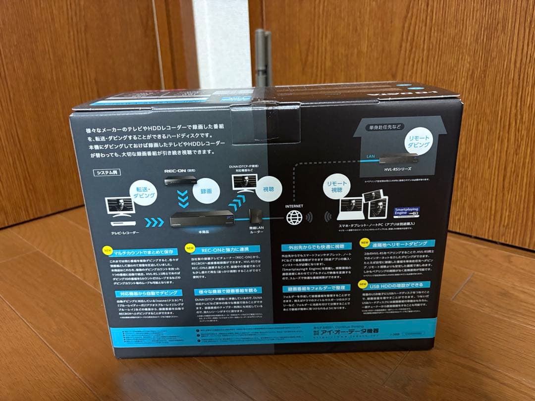 外付けハードディスク・ドライブ I-O DATA RECBOX HVL-RS4 4TB