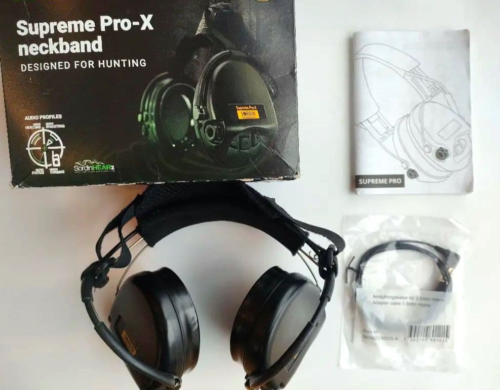 SORDIN Supreme Pro-X 　電子イヤーマフ　ネックバンド