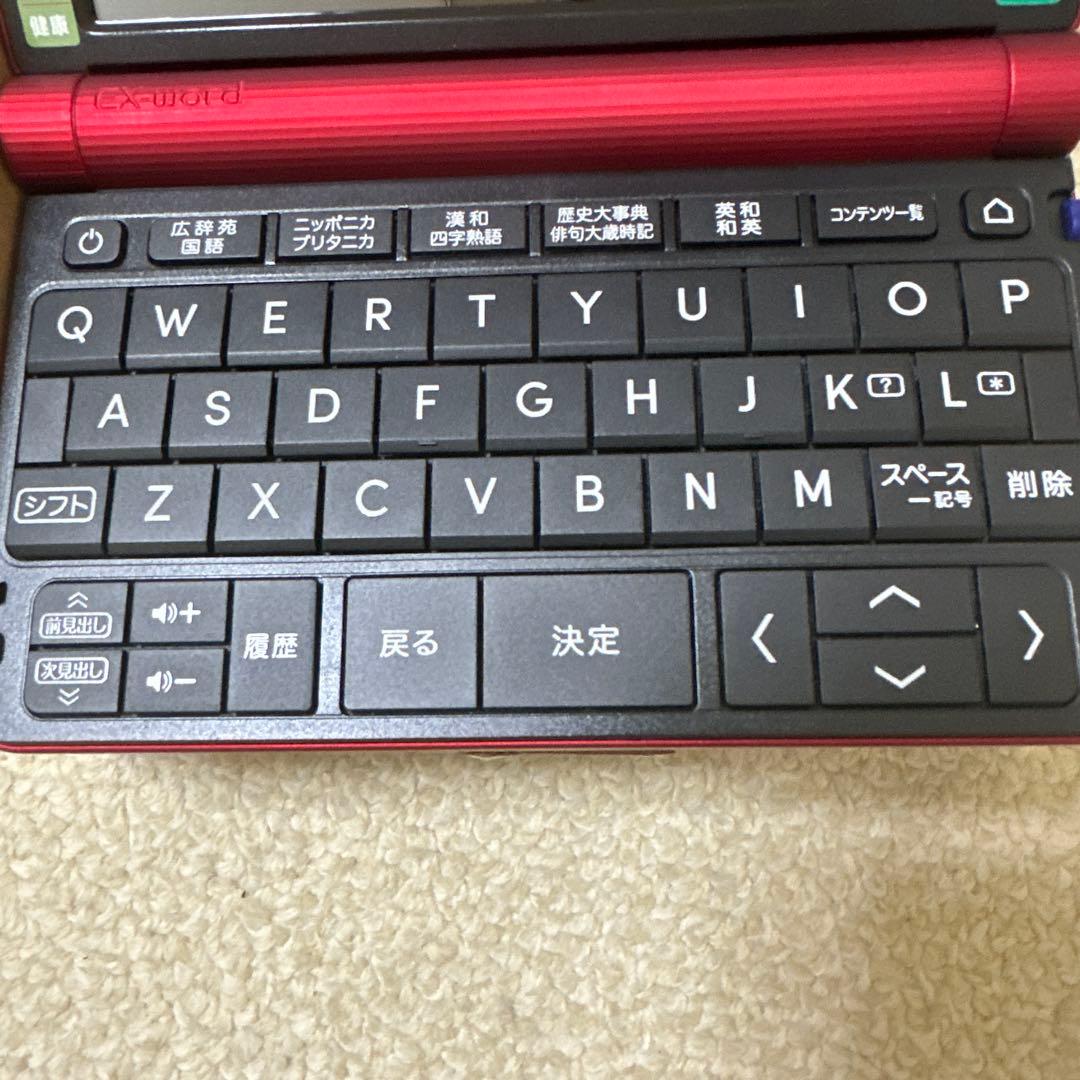 CASIO XD-SX6510RD レッド 電子辞書本体