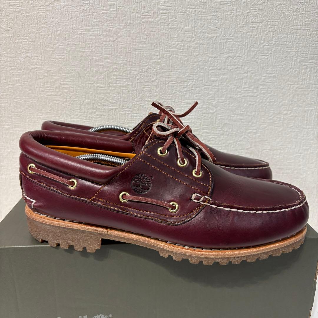 極美品 ティンバーランド モカシン 3 Eye Classic Burgundy