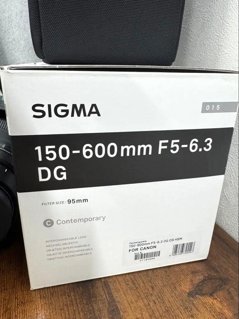 [美品]シグマカメラレンズ　EFマウントキャノン用150-600mm