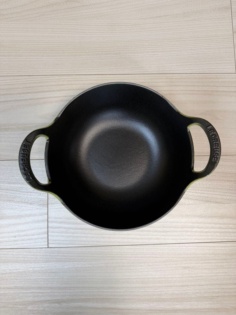 Le Creuset 鋳鉄製 両手鍋 バルチディッシュ 20cmグリーン