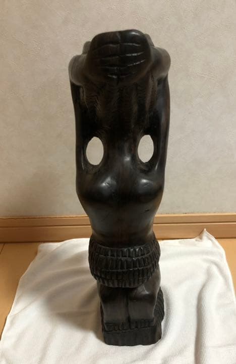 人形　アフリカ　木製　インテリア　置物　民芸品　オブジェ