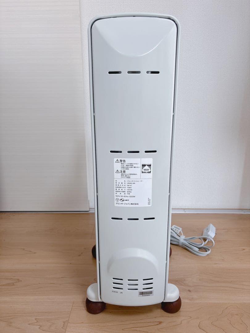 【極美品】DeLonghiオイルヒーター JR0812 BR