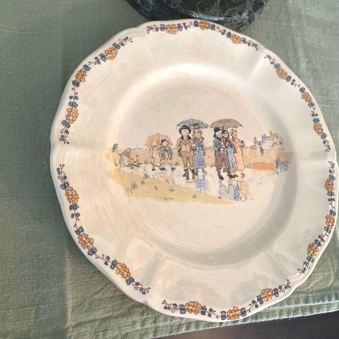 サルグミンヌ アンファンリシャール　デザート皿セット【C】フランスアンティーク