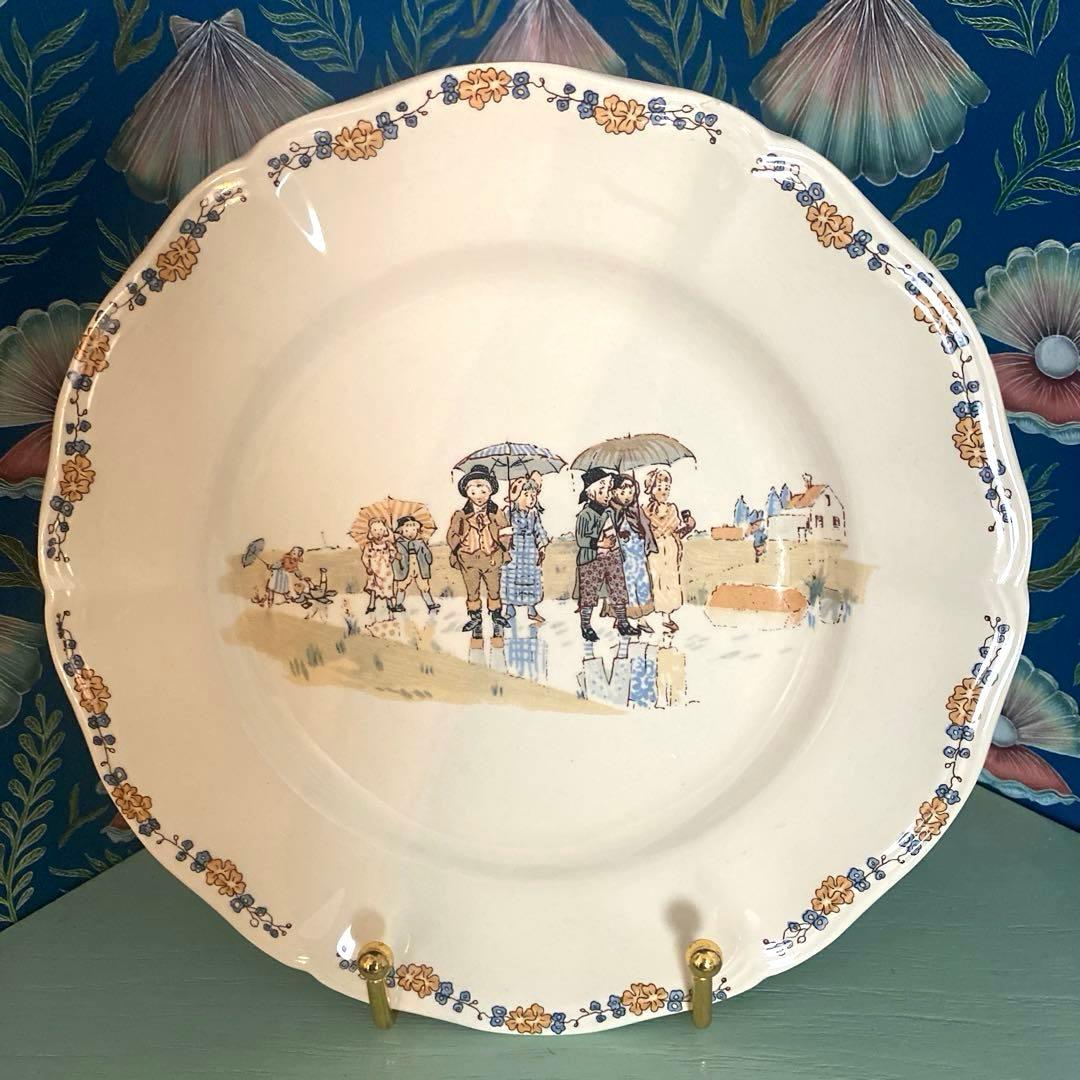 サルグミンヌ アンファンリシャール　デザート皿セット【C】フランスアンティーク