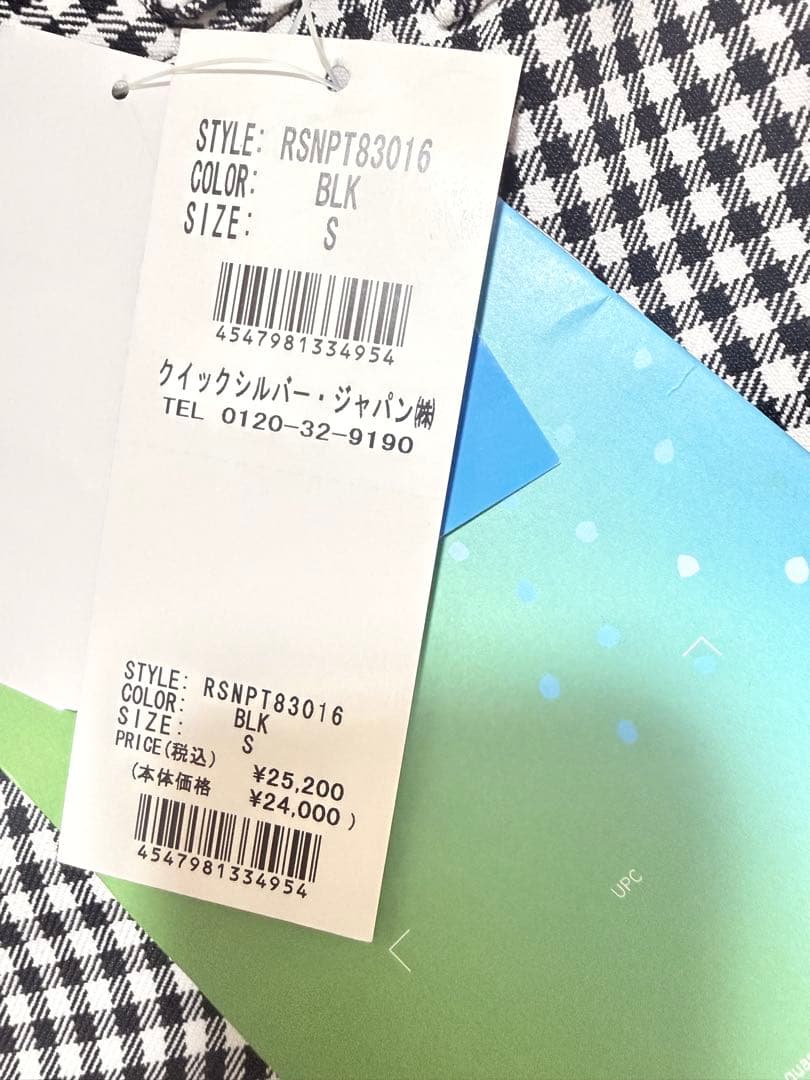 ROXY スノーボードパンツ　ギンガムチェック S