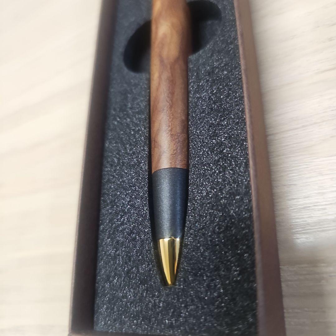 ボナンペン　　シャーペン　真鍮金具　花梨瘤 カリンコブ