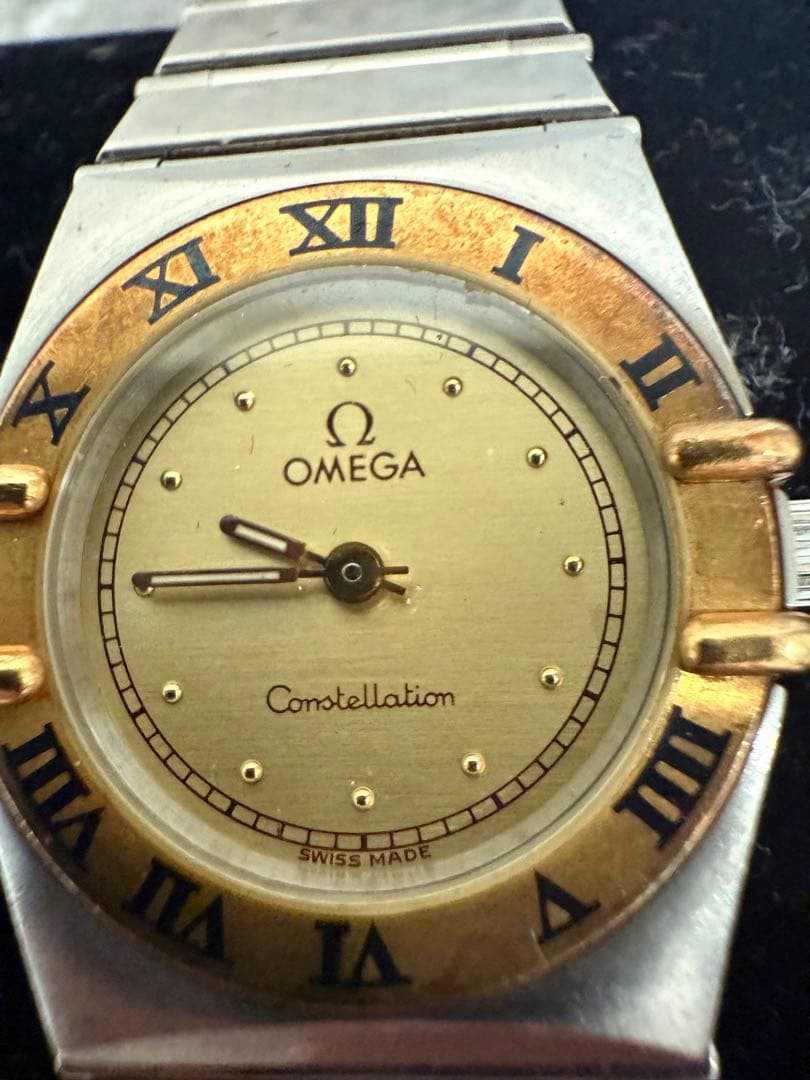 OMEGA コンステレーション コンビ】ステンレス×ゴールド レディース腕時計