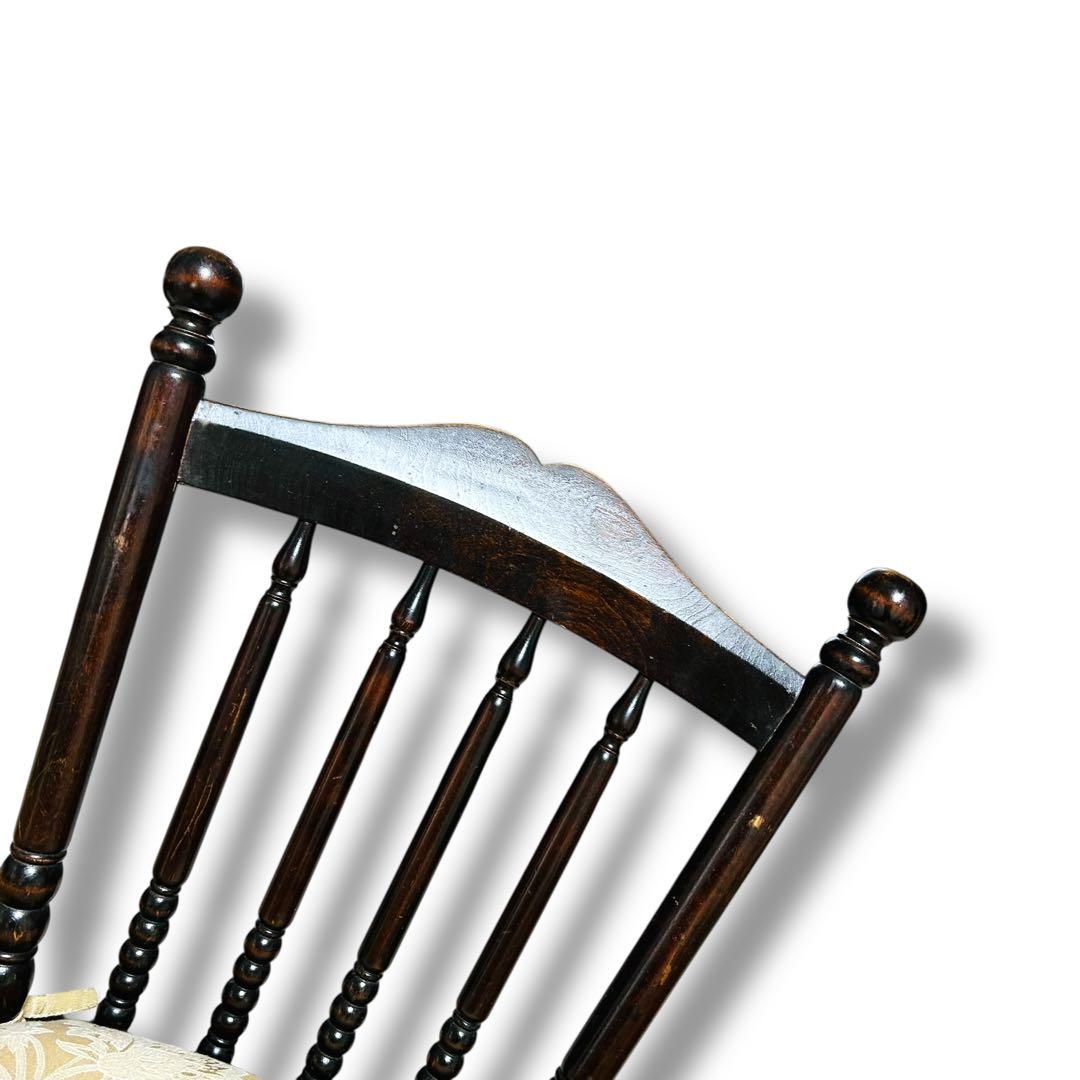 【2脚セット】①② 北海道民芸家具 樺桜材 ウィンザー スピンドル チェア 椅子