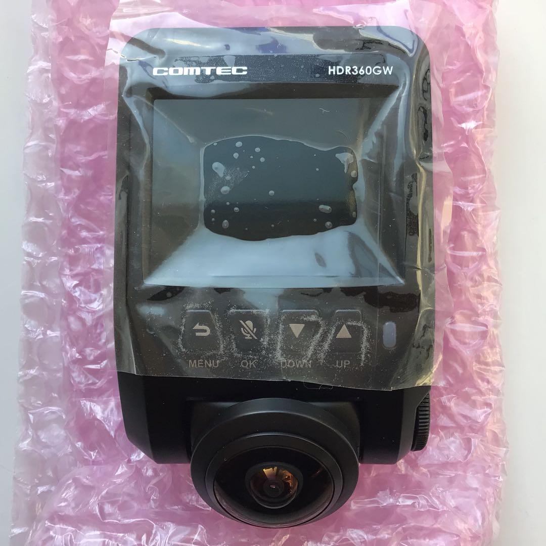 【新品未使用】コムテック ドライブレコーダー HDR360GW 前後カメラ対応