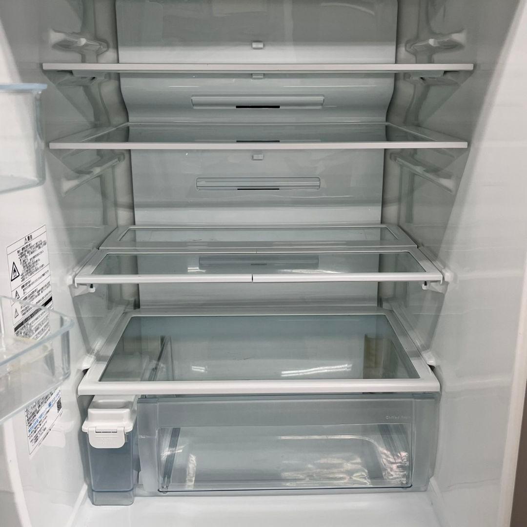 659 冷蔵庫　大型　左開き　400L強　自動製氷機付　関東配送　大人気　極美品