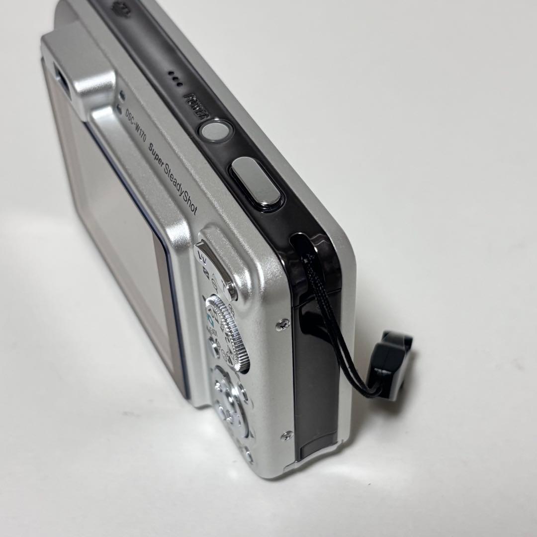 SONY Cyber-shot DSC-W170 デジカメ　コンデジ シルバー