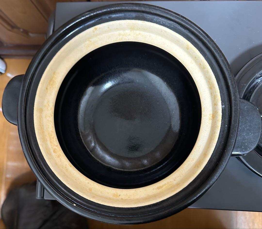 長谷園 かまどさん ニ合炊き CT-03 土鍋 伊賀焼窯元