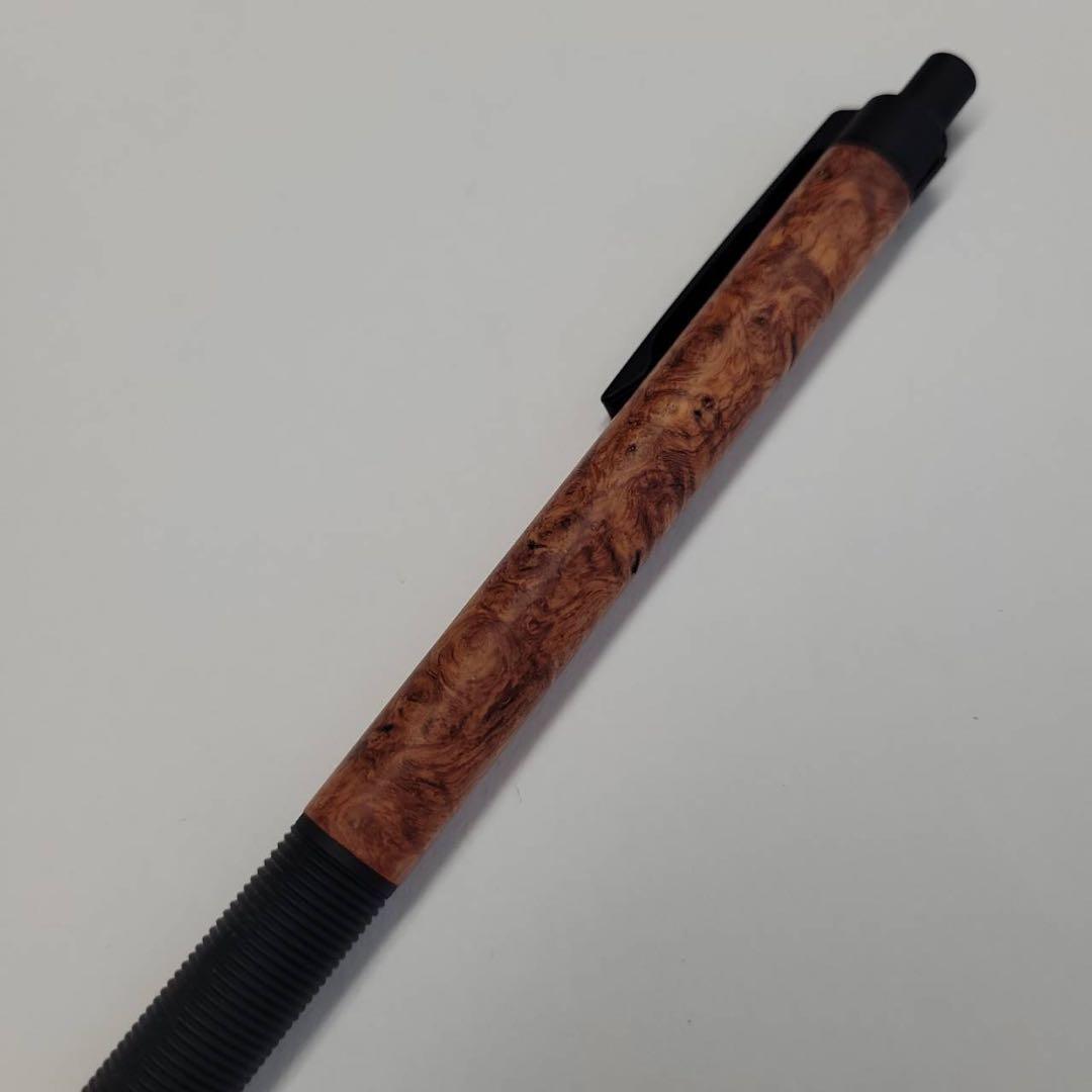 ラダイト　エバードロー 銘木モデル　花梨瘤 　Luddite シャーペン