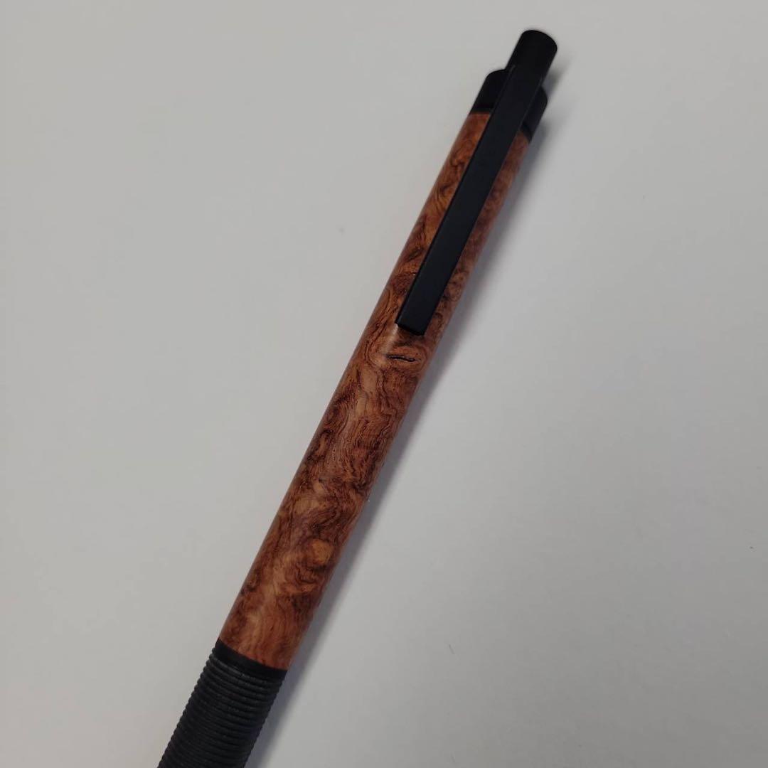 ラダイト　エバードロー 銘木モデル　花梨瘤 　Luddite シャーペン