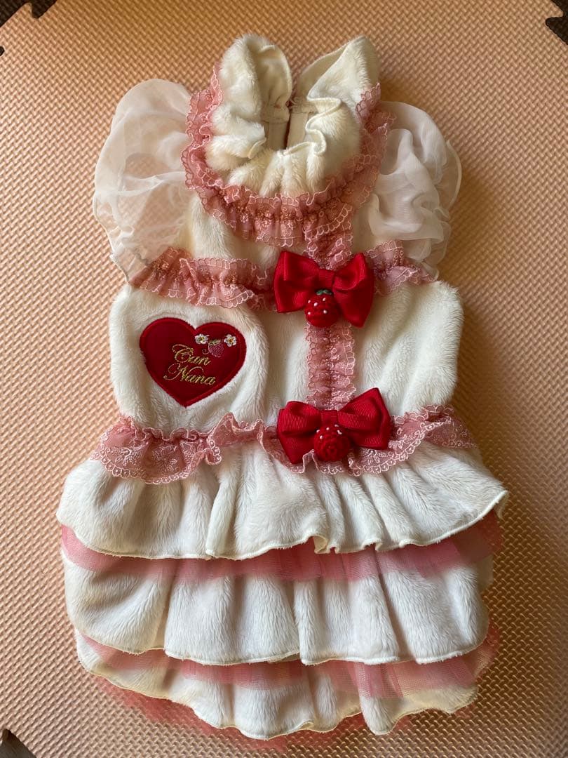 きゃんナナ　冬いちごデコレーションワンピース　L