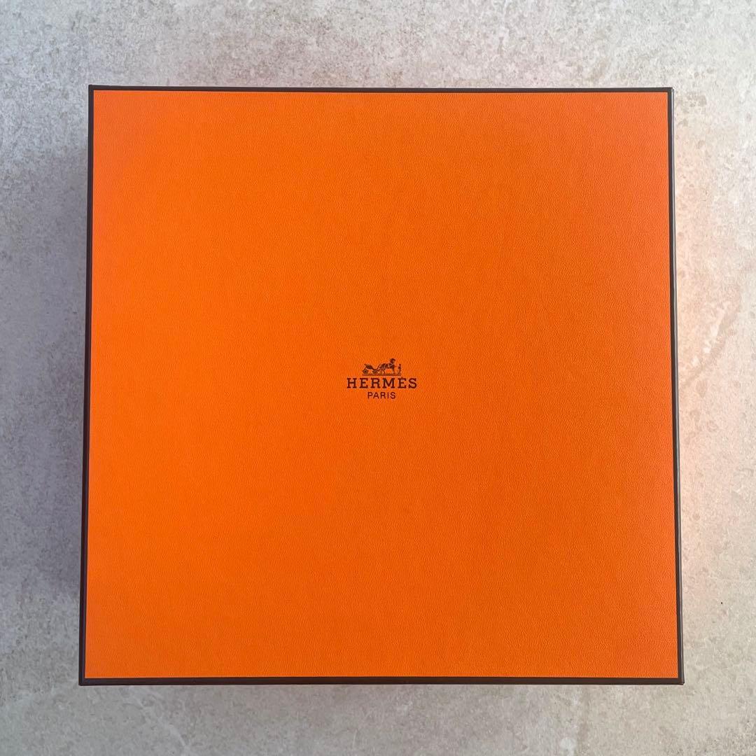 【未使用品】廃盤品貴重　エルメス　ブルーダイユール　スープ皿