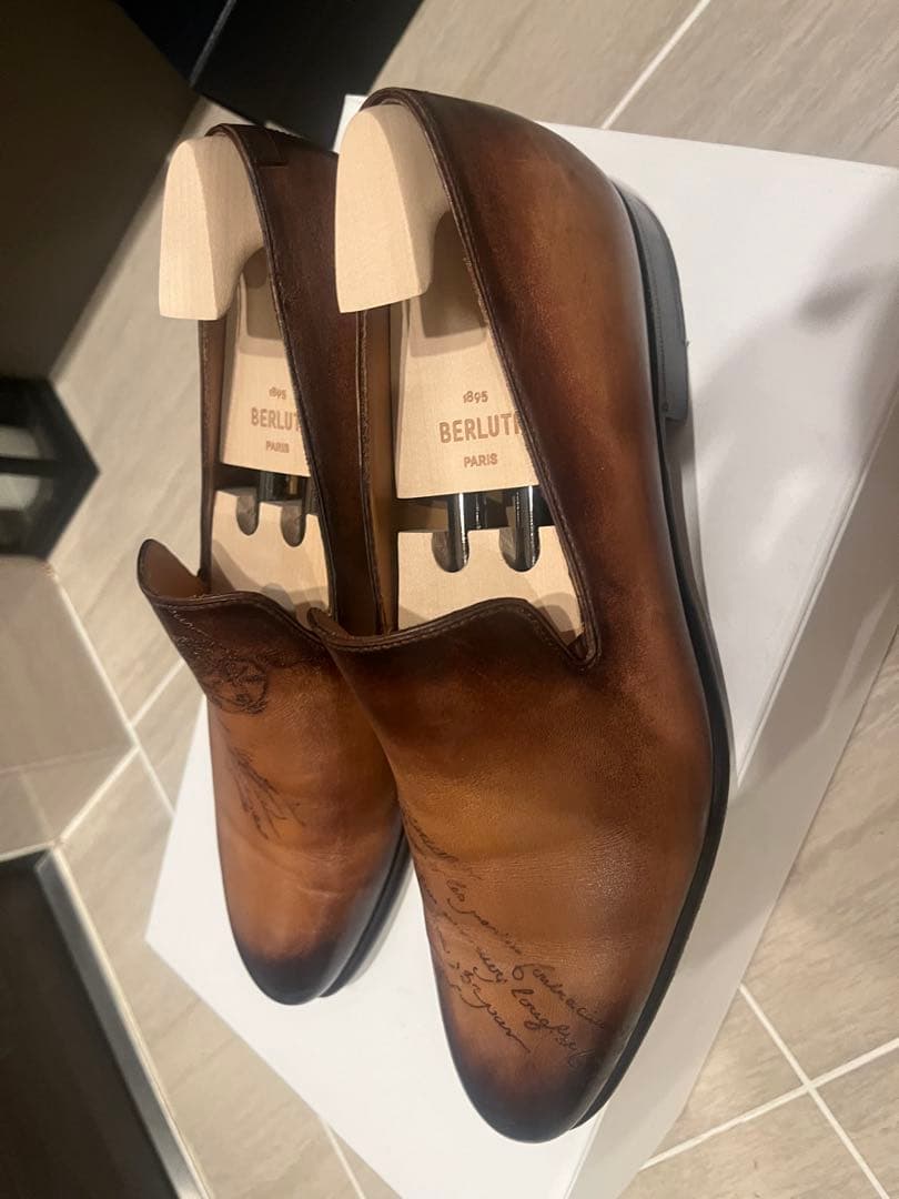 BERLUTI ブラウン 7.5