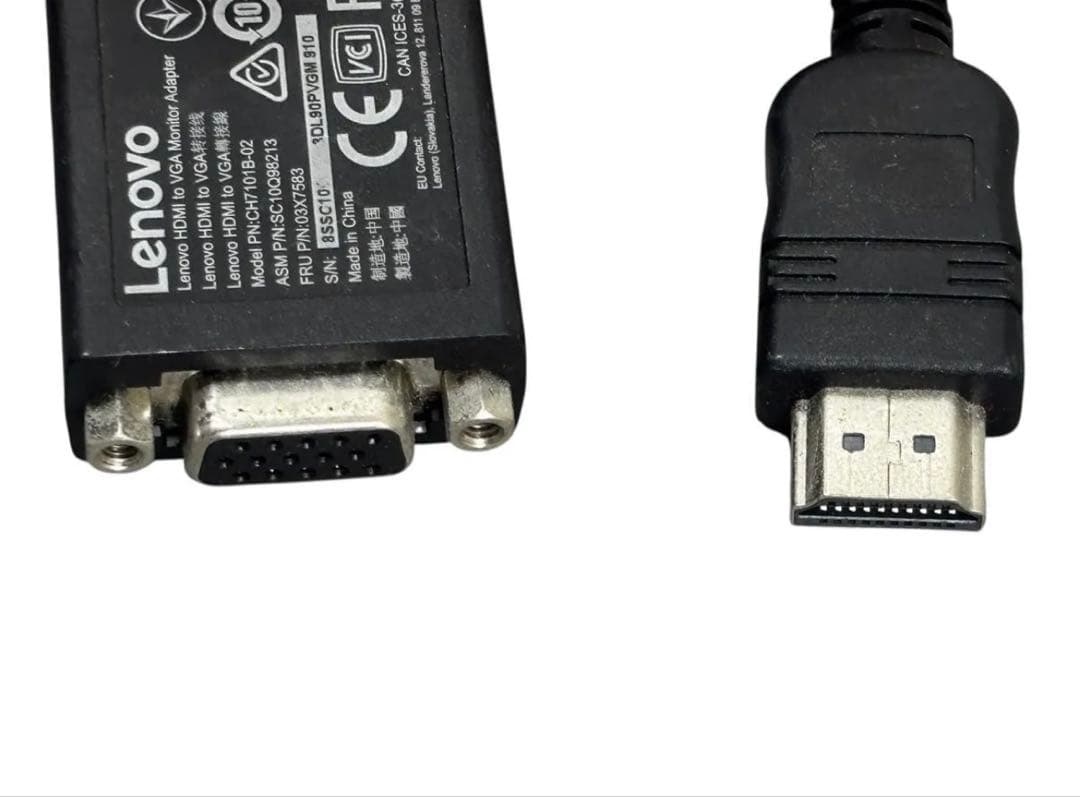 【中古】まとめ売りLenovo VGA to HDMI 換ケーブル13個