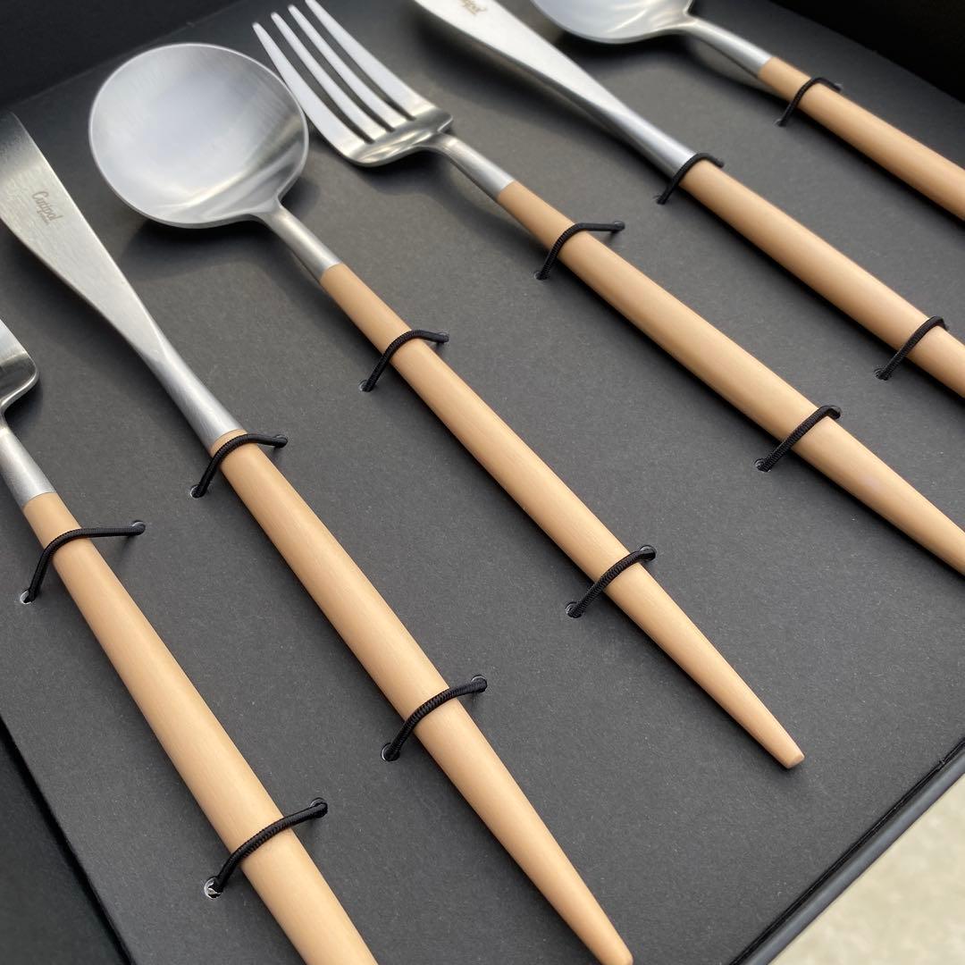 【新品未使用】Cutipol クチポールカトラリー6本セット　箱付き