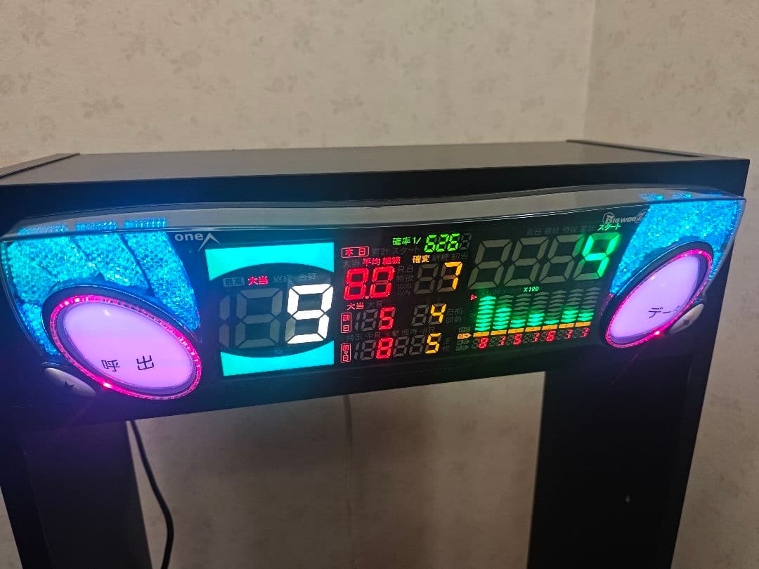 パチンコ用 遊戯台キャビネット oneAデータカウンター付き