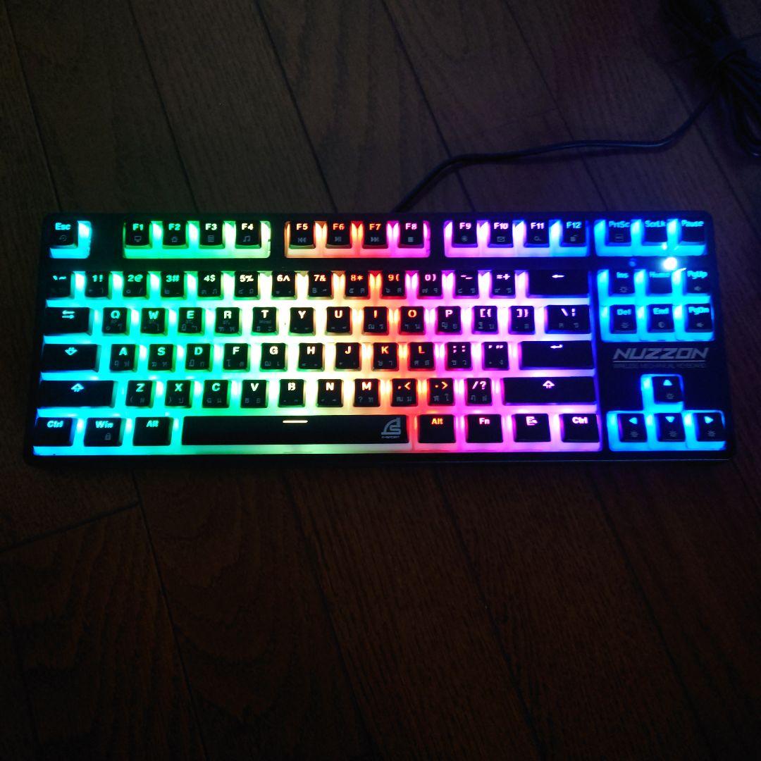 NUZZON KR-751BLK ワイヤレスメカニカルキーボード