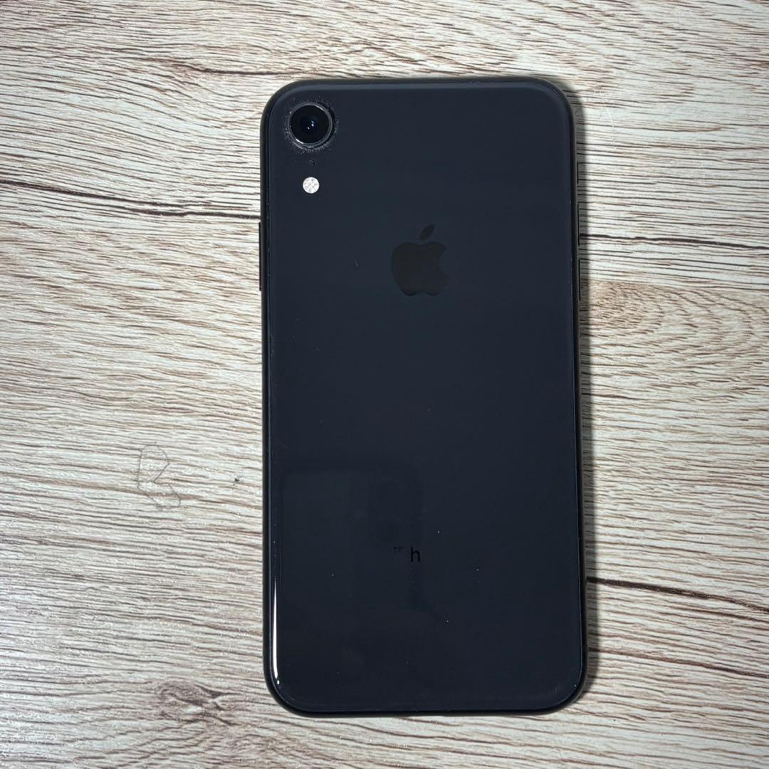 Apple iPhone XR ブラック 本体 128GB D23