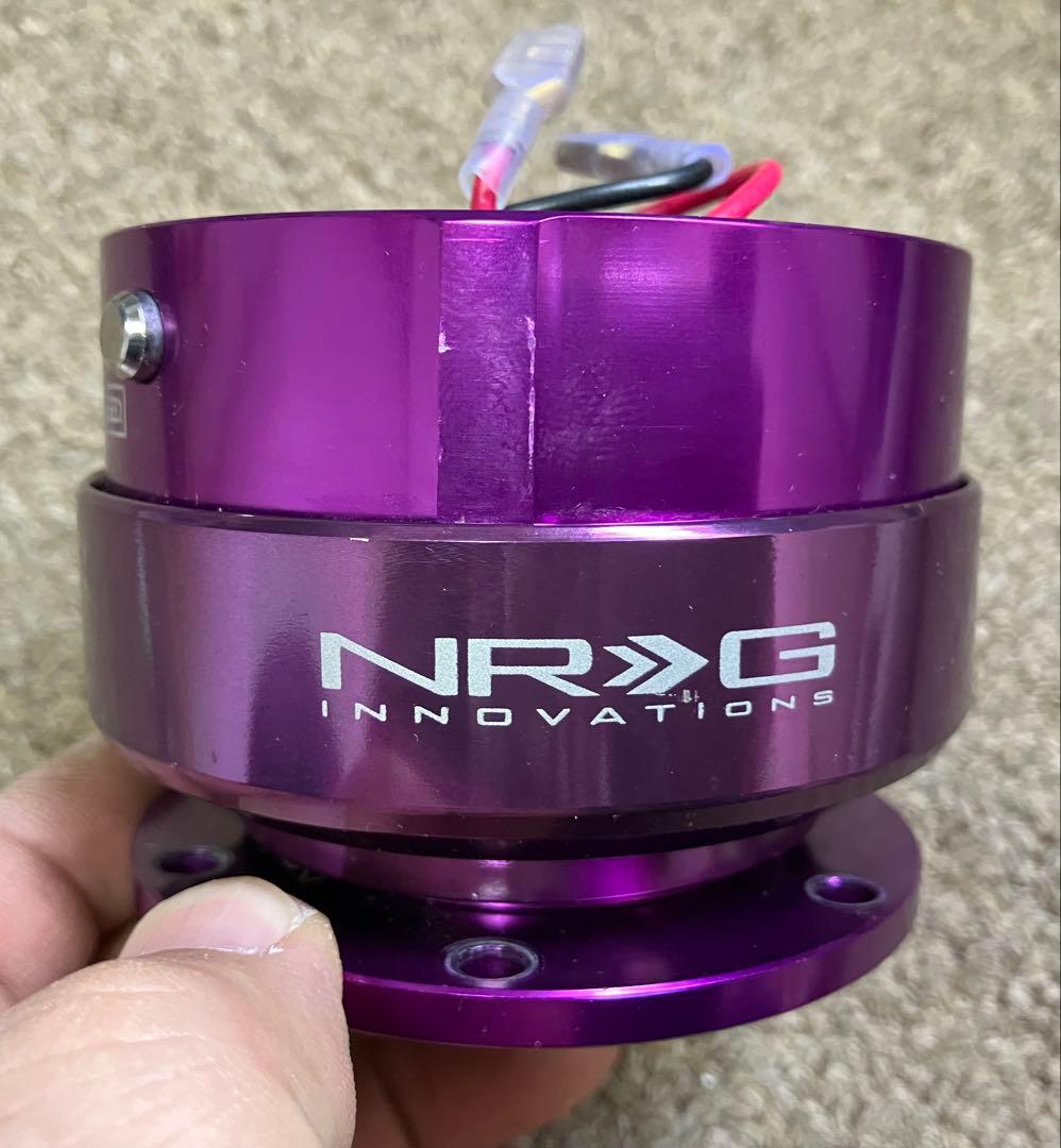 NRG SRK-200PP パープル クイックリリース　中古　レンチン音